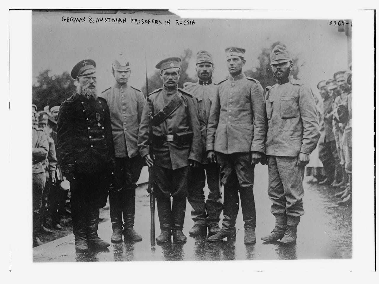 Jeńcy austro-węgierscy i niemieccy w rosyjskiej niewoli w 1914 roku