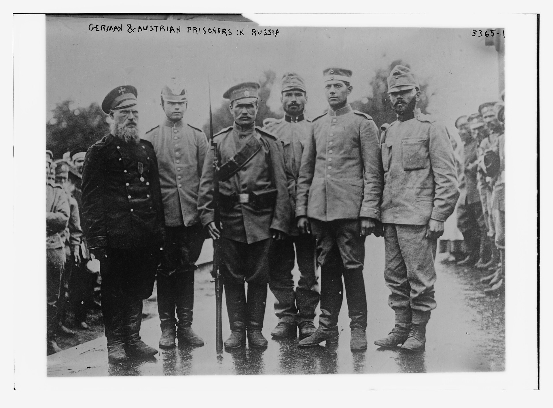 Jeńcy austro-węgierscy i niemieccy w rosyjskiej niewoli w 1914 roku