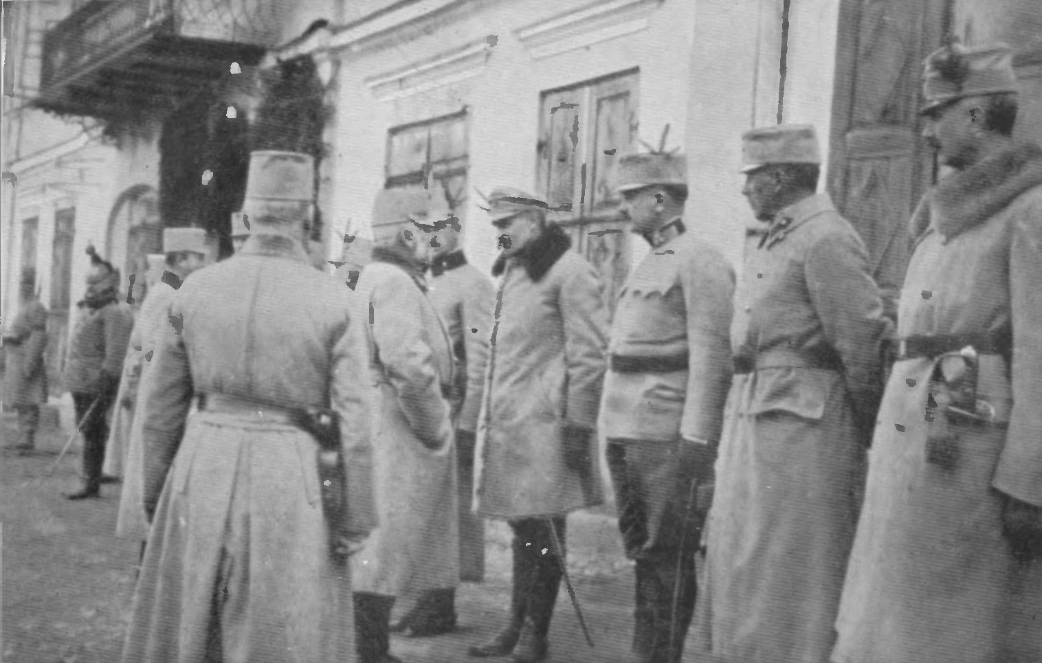 Józef Piłsudski z arcyksięciem Fryderykiem, wrzesień 1914 roku