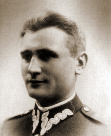 Portret kapitana Władysława Raginisa, dowódcy odcinka umocnionego Wizna