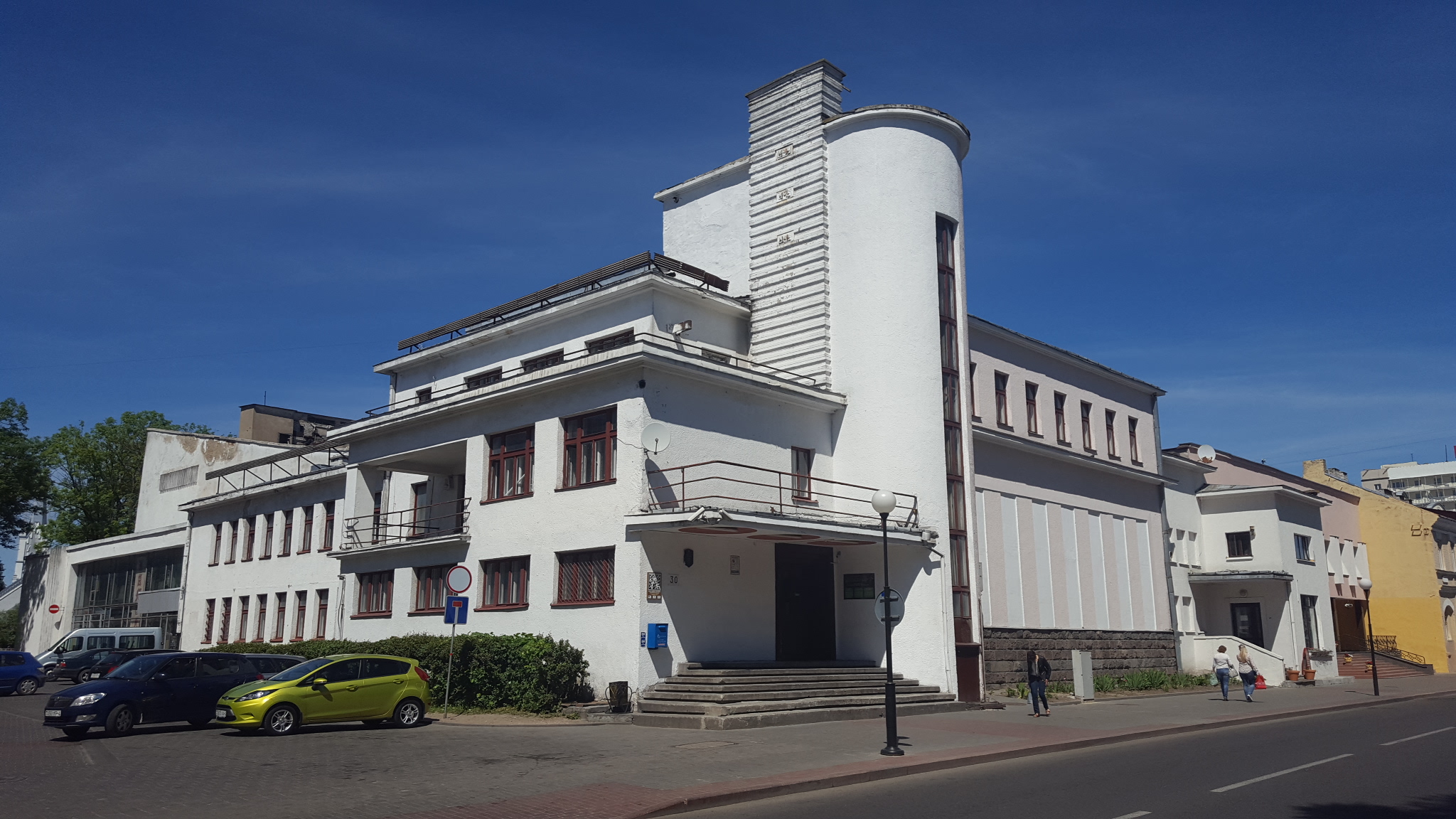 Budynek Domu Strzelca w Grodnie, fotografia współczesna