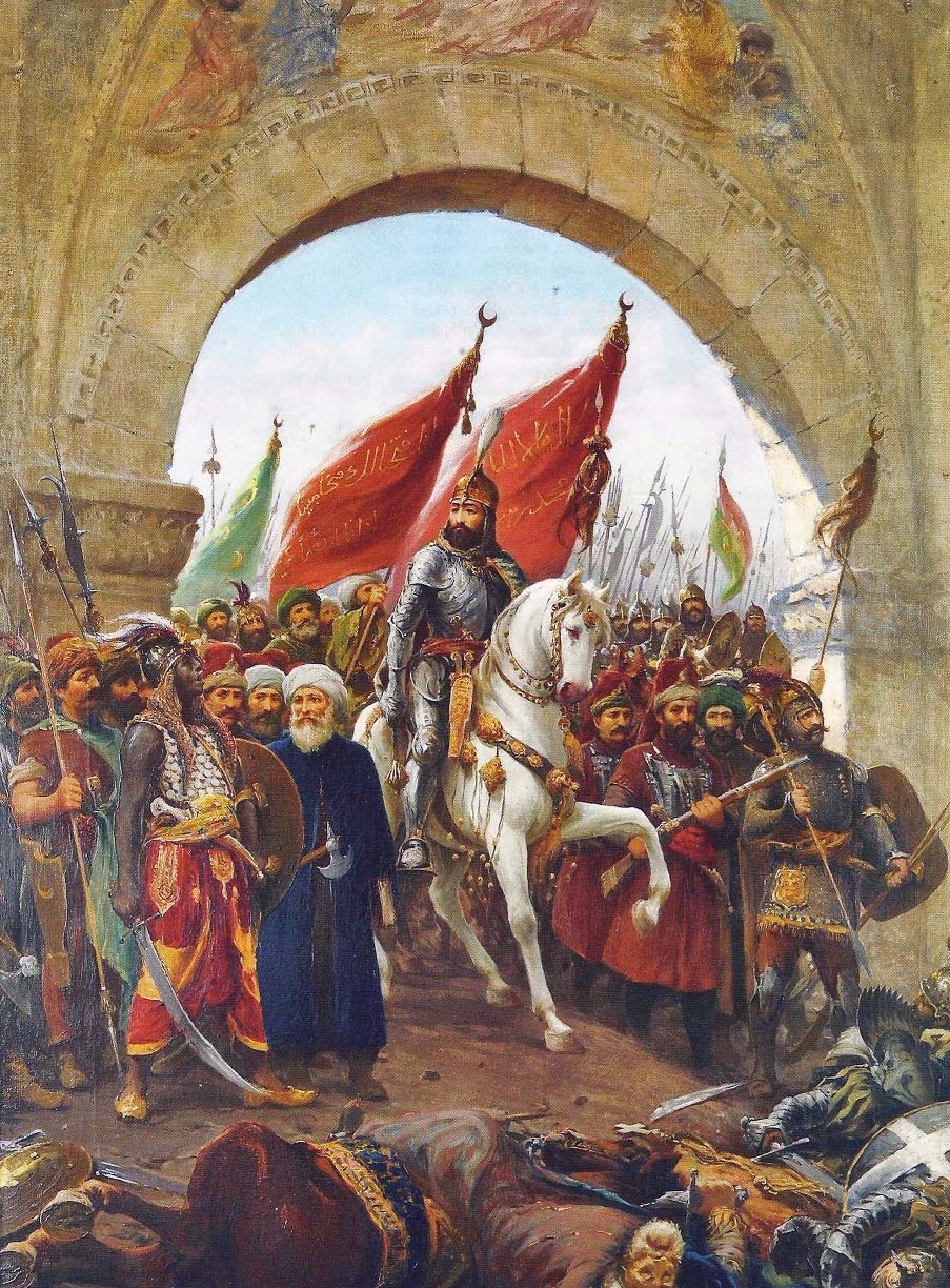 Obraz Fausta Zonara przedstawiający wjazd Mehmeda II do zdobytego Konstantynopola