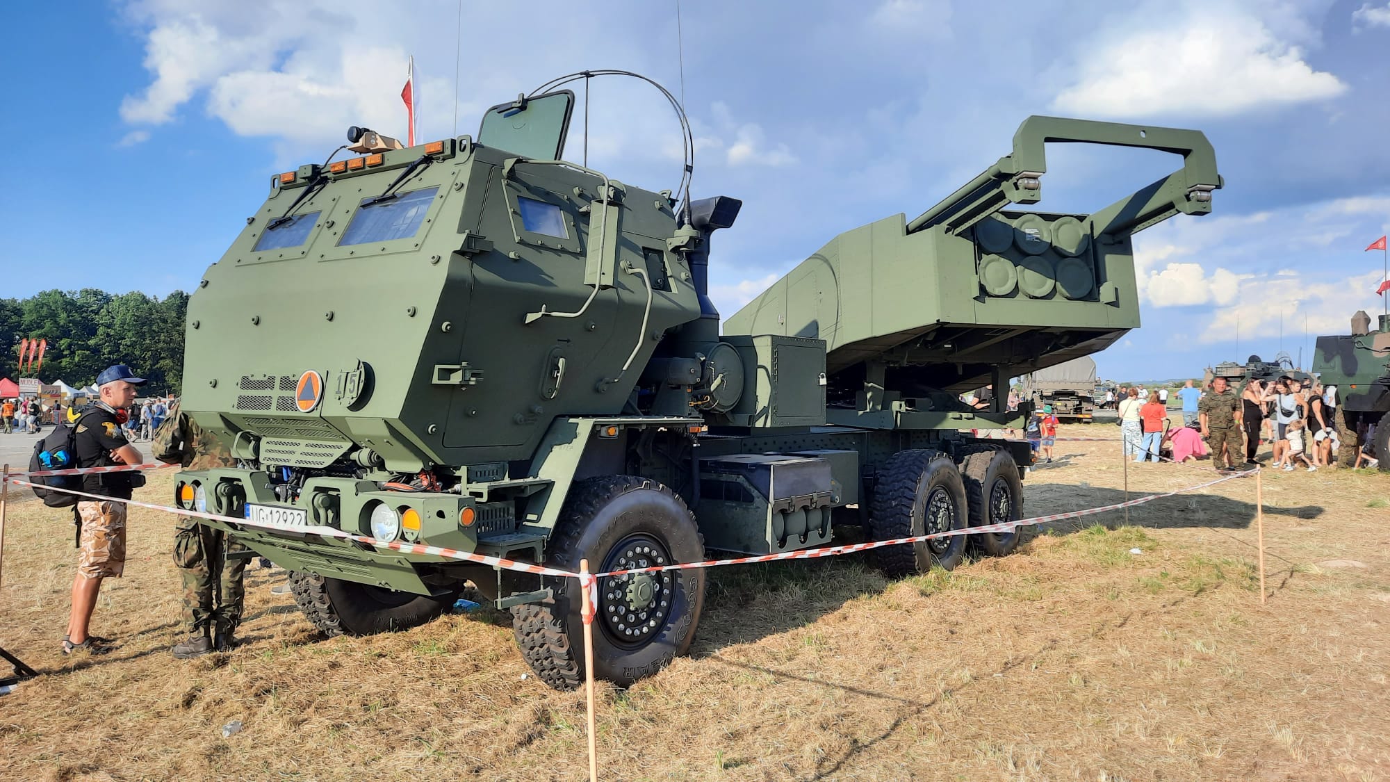 Polska wyrzutnia M142 HIMARS podczas NATO Days 2023