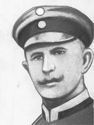 Portret Franciszka Ratajczaka, pierwszego poległego powstańca wielkopolskiego