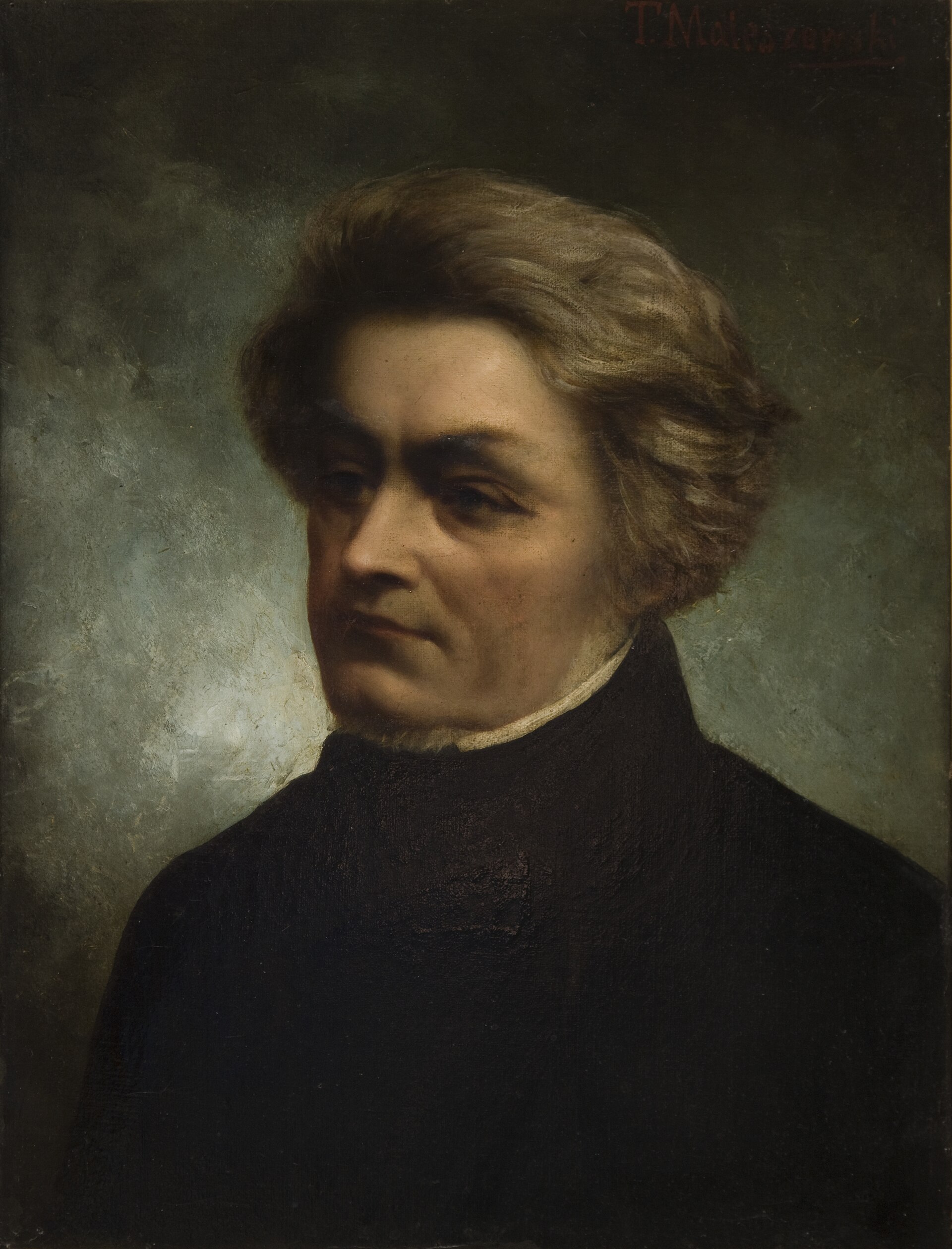 Portret Adama Mickiewicza pędzla Tytusa Maleszewskiego